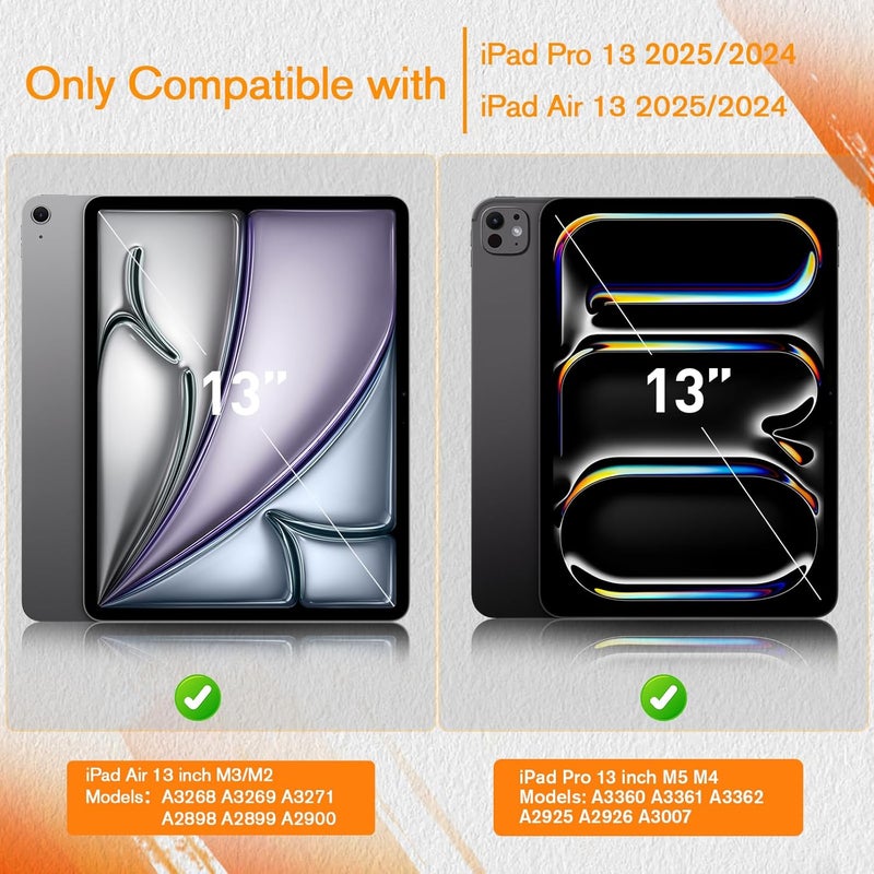 KCT 2 Pack PaperNano Screen Protector Compatible with iPad Air 13 inch (M3 2025)&(M2 2024)/ iPad Pro 13 inch M5 2025/ M4 2024, Paper Nano-Texture Film for Drawing, Anti Glare, Touch Sensitivity - Image 2